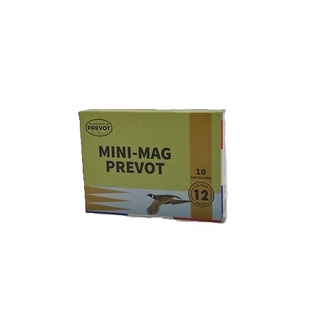 Cartouches PREVOT 12/70 Mini Mag 42g n°9 x10