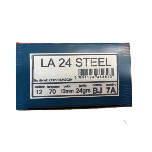 Cartouches JOCKER 12/70 LA 24 Steel n°7 x25