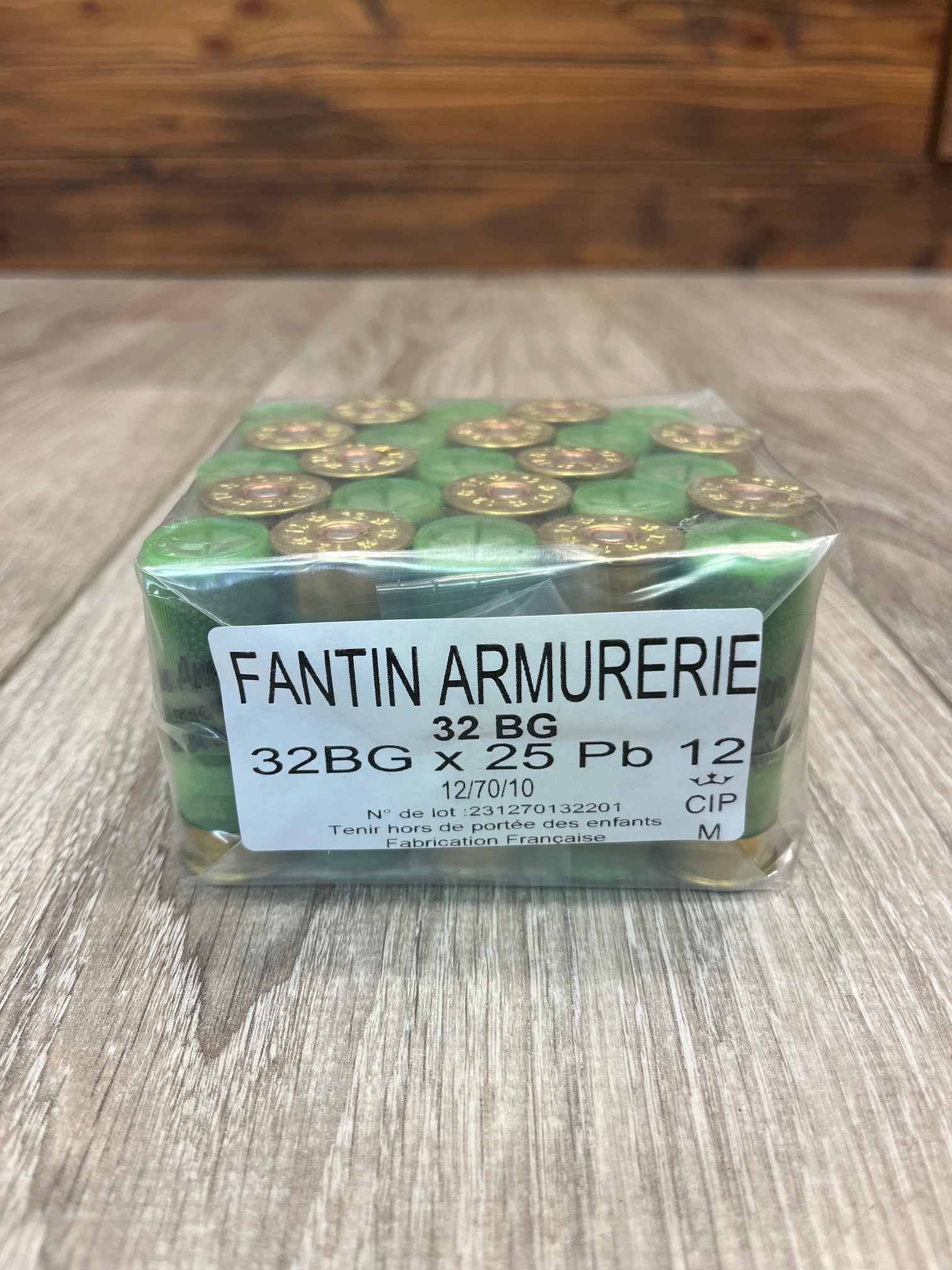 Cartouches FANTIN 12/70/10 32g BG n°12 x25