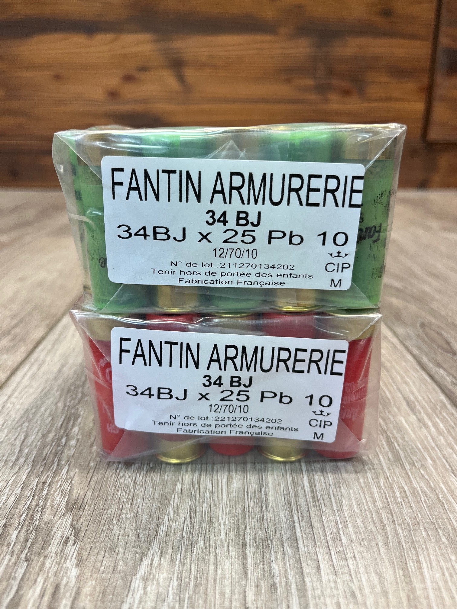 Cartouches FANTIN 12/70/10 34g BJ n°10 x25