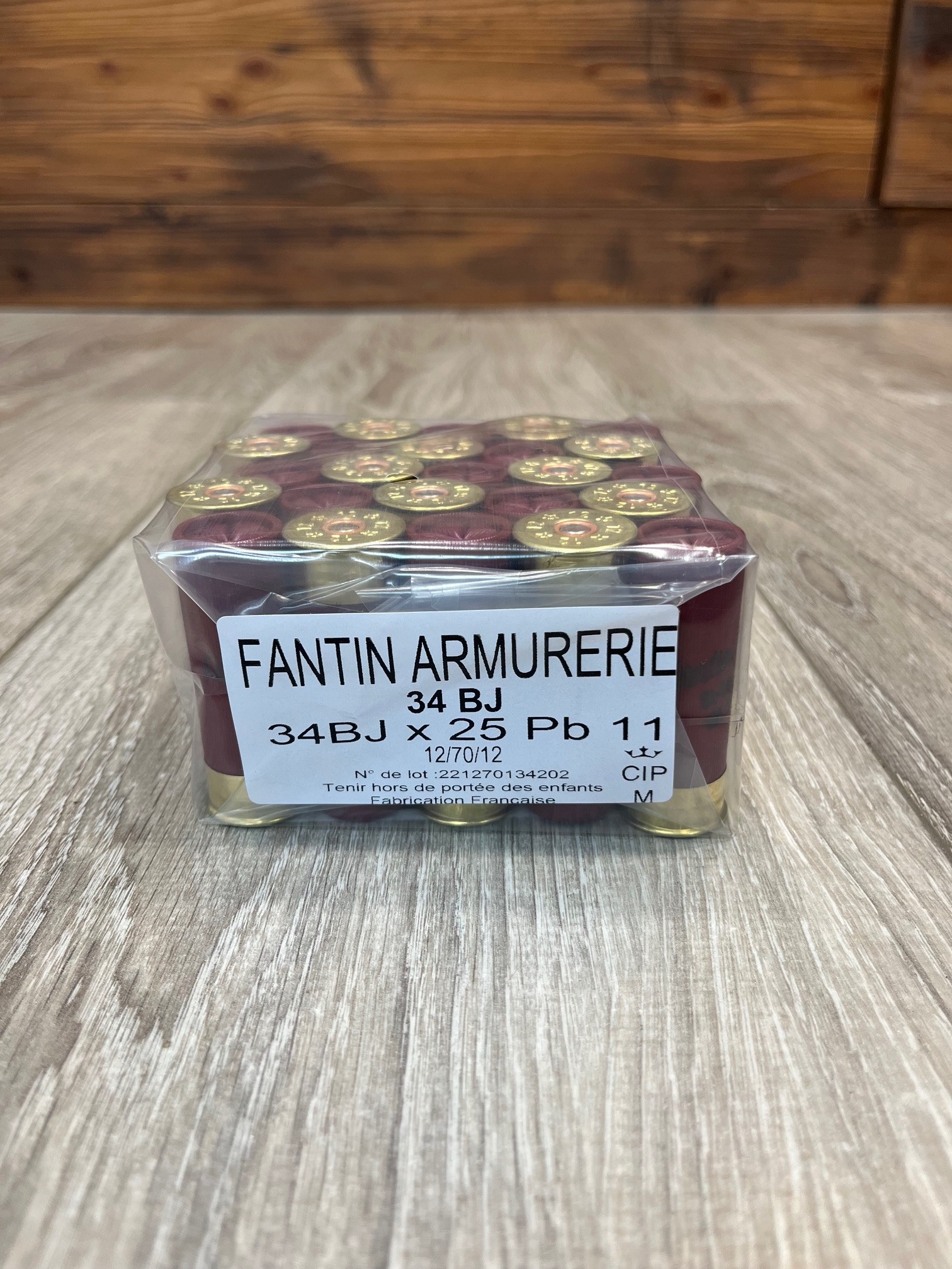 Cartouches FANTIN 12/70/10 34g BJ n°11 x25