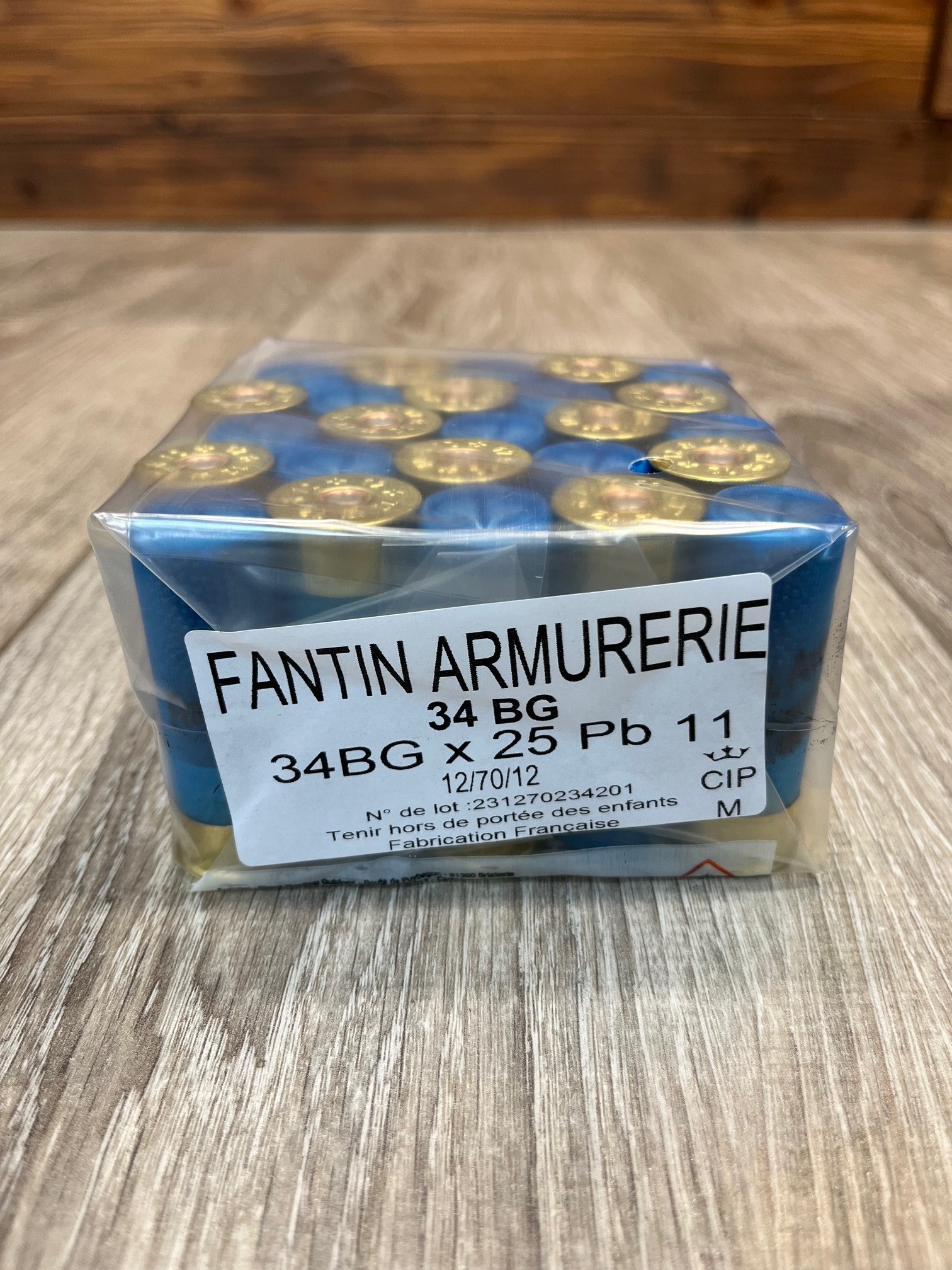 Cartouches FANTIN 12/70/12 34g BG n°11 x25