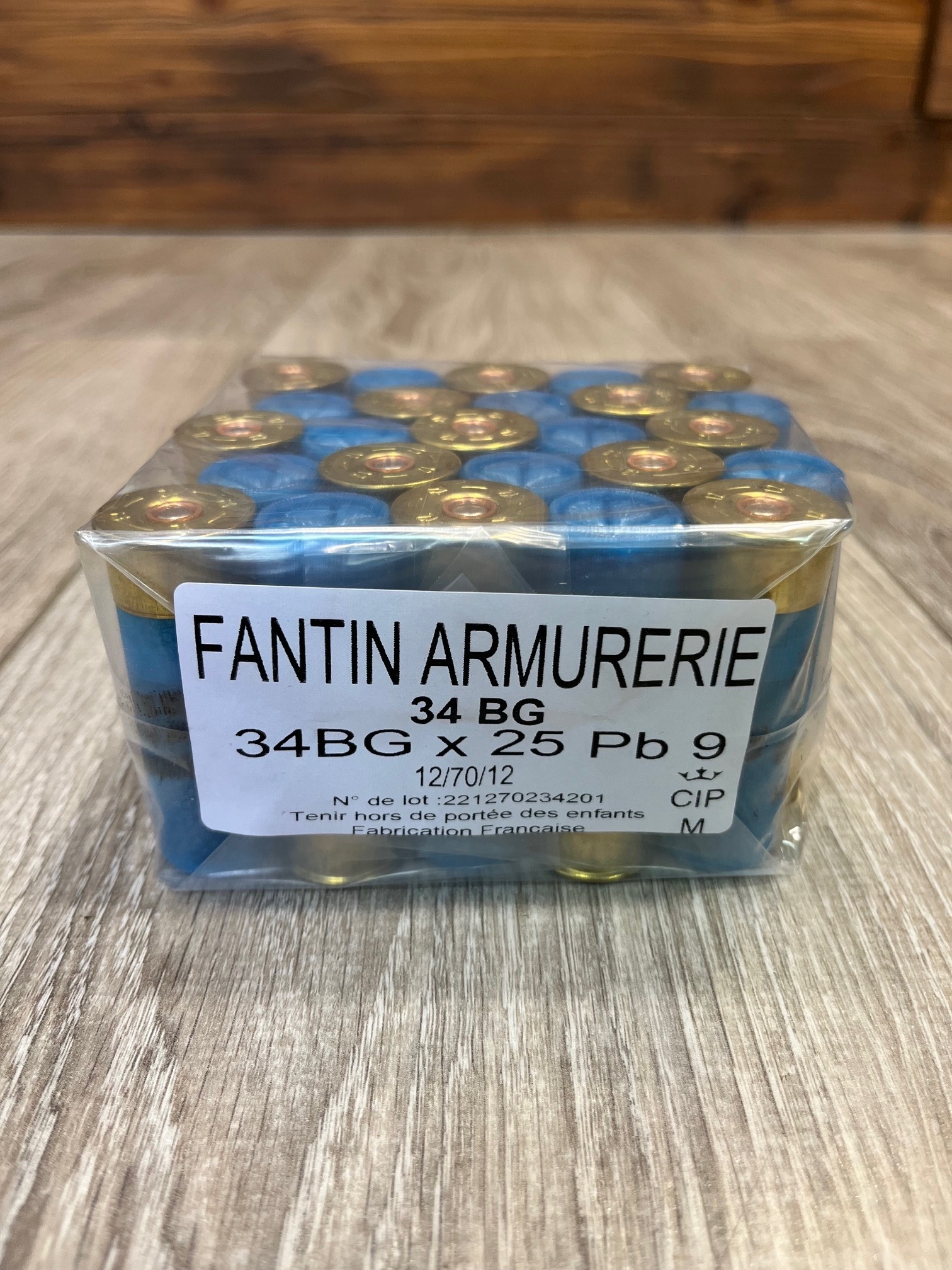 Cartouches FANTIN 12/70/12 34g BG n°9 x25