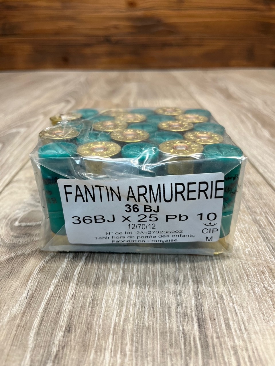 Cartouches FANTIN 12/70/12 36g BJ n°10 x25