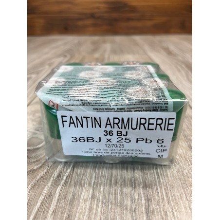 Cartouches FANTIN 12/70/25 36g BJ n°6 x25
