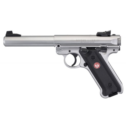 Pistolet RUGER Mark IV Target Inox 5"1/2 22lr