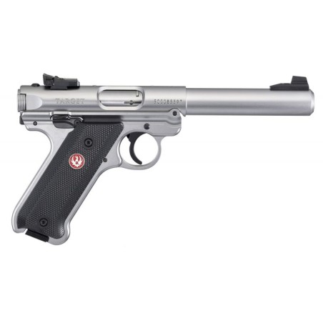 Pistolet RUGER Mark IV Target Inox 5"1/2 22lr