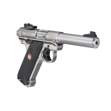 Pistolet RUGER Mark IV Target Inox 5"1/2 22lr