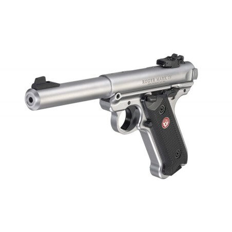 Pistolet RUGER Mark IV Target Inox 5"1/2 22lr