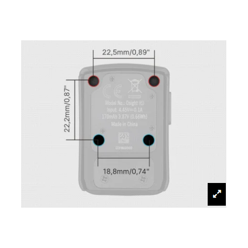 Point rouge OLIGHT Osight Rouge 3MOA rechargeable