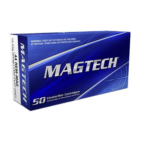 Munitions MAGTECH 44Rem Mag FMJ-Flat 240gr x50