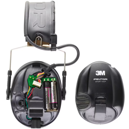 CASQUE PELTOR SPORTAC NOIRE/ROUGE