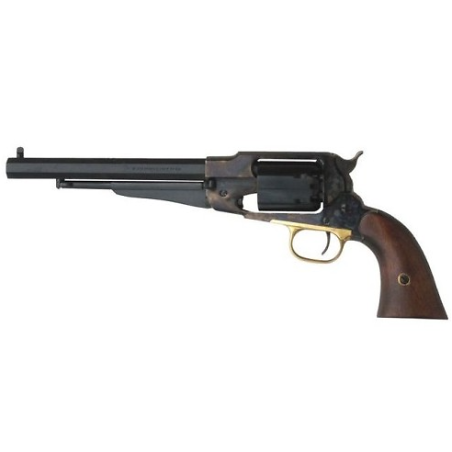 Revolver PIETTA Poudre noire 1858 Remington Acier Bati Jaspé Cal.44