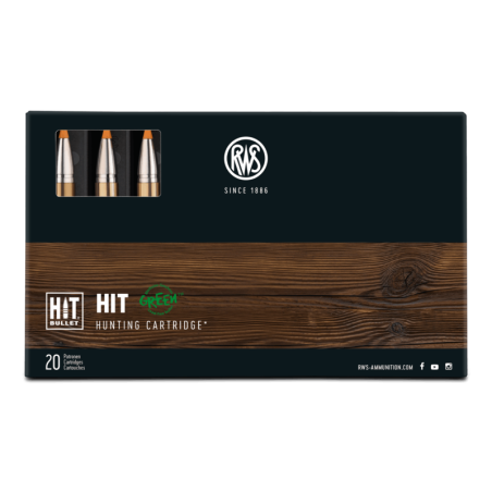 Munitions RWS 30-06 HIT Green 165gr x20