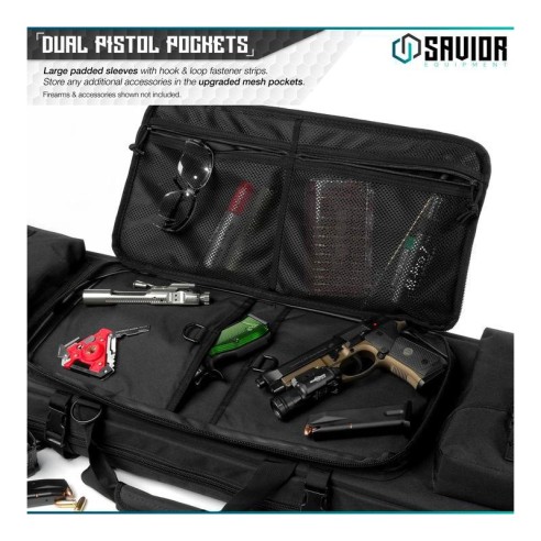 SAVIOR URBAN WARFARE FOURREAU 2 ARMES NOIR 36"...