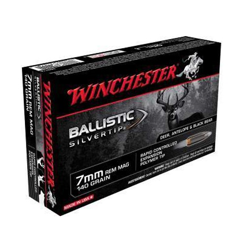 Munitions WINCHESTER 7-08 Ballistic Silvertip 140gr x20