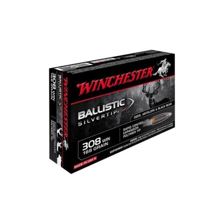 Munitions WINCHESTER 308 Ballisctic Silvertip 168gr x20