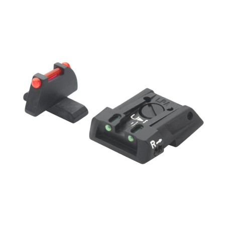 Hausse réglable et guidon LPA Fibre pour H&K