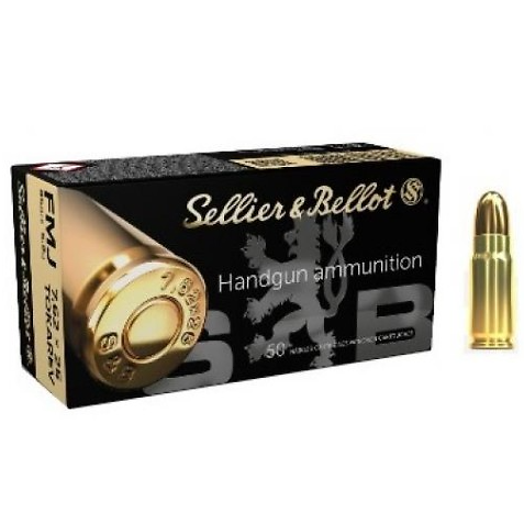 Munitions Sellier & Bellot 7.62x25 Tokarev FMJ x50