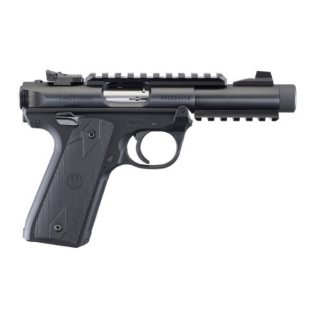 PISTOLET RUGER MARK IV 22/45 BRONZE ANODISE 4.40"TACTICAL FILETE 1/2X28