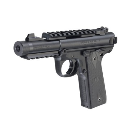 PISTOLET RUGER MARK IV 22/45 BRONZE ANODISE 4.40"TACTICAL FILETE 1/2X28