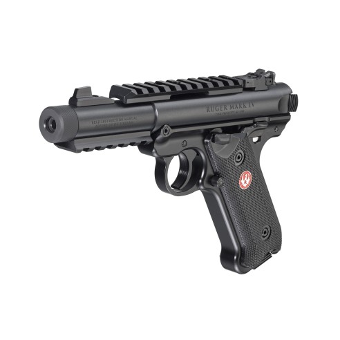 Pistolet RUGER Mark IV Tactical Fileté Cal.22lr