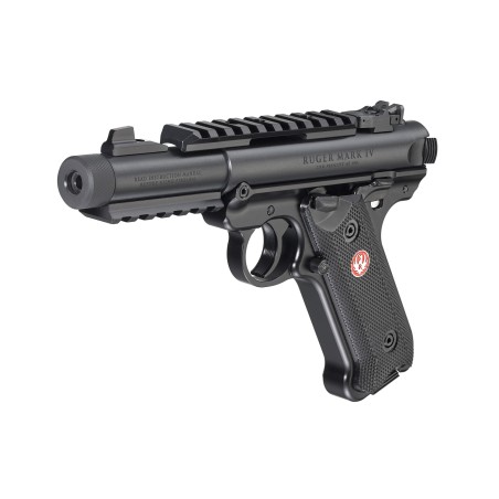 Pistolet RUGER Mark IV Tactical Fileté Cal.22lr