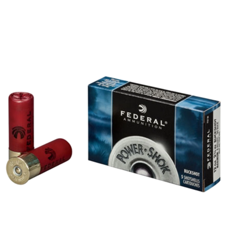 Cartouches FEDERAL 20/70 Chevrotine Power Shok 20 grains x5