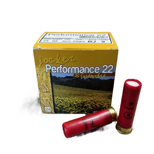 Cartouches JOCKER 24/65 Performance 22 n°7.5 x25