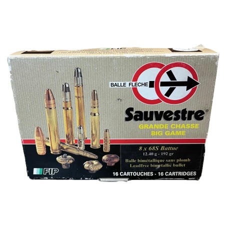 Munitions SAUVESTRE 8x68S Battue FIP 192gr x16