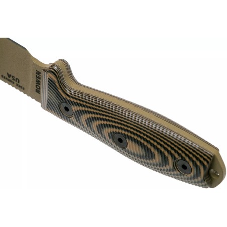 Couteau ESEE Model 3 Dark Earth Coyote/Noir