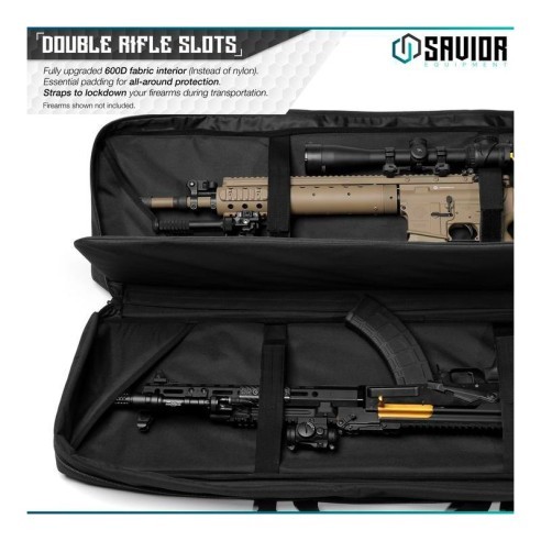 SAVIOR URBAN WARFARE FOURREAU 2 ARMES NOIR 42"...