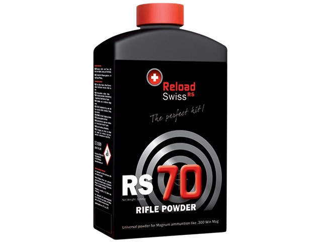 Poudre RELOAD SWISS RS70  Bidon de 1kg