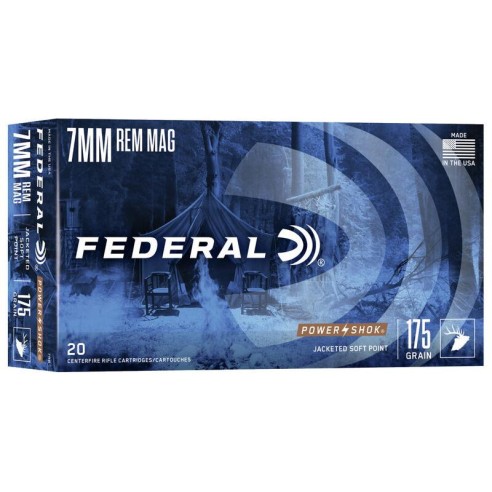 Munitions FEDERAL 7RM Power Shok 175gr x20