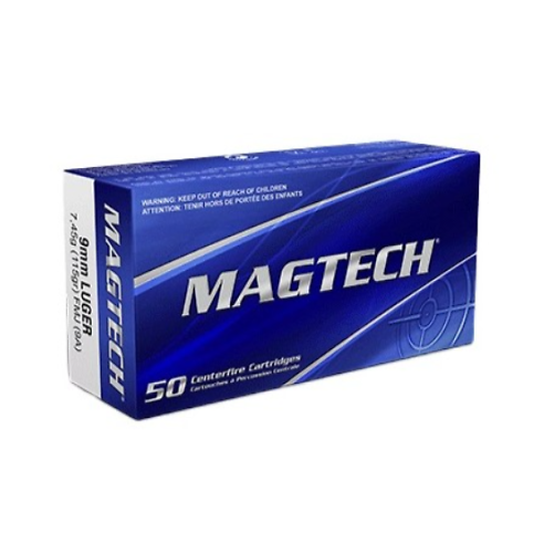 Munitions MAGTECH 9x19 FMJ 115gr x50