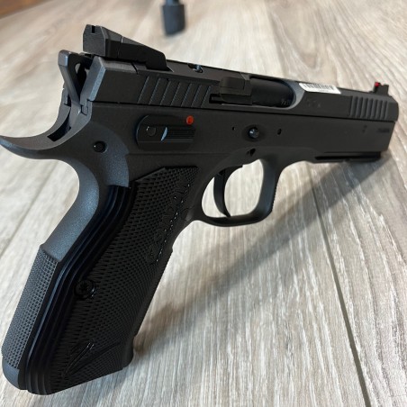 Pistolet CZ Shadow 2 Custom Cerakot Cobalt Simple Action Cal 9x19