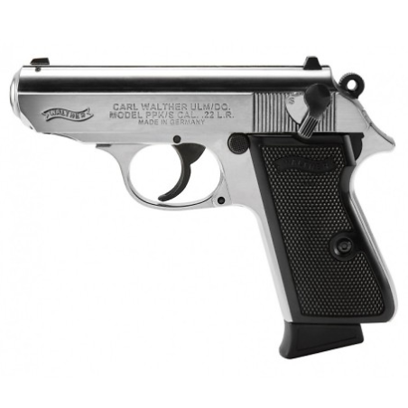 Pistolet WALTHER PPK/S Nickelé Cal.22lr