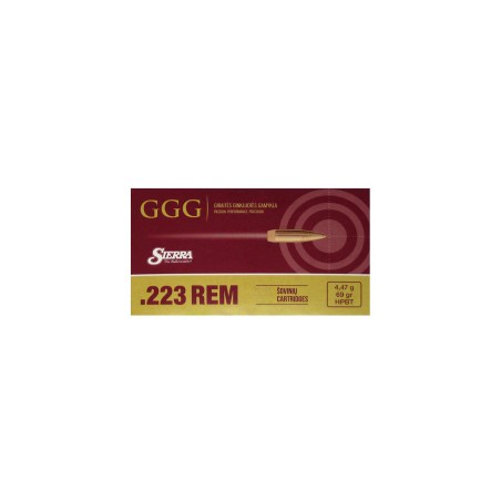 Munitions GGG .223 Rem HPBT 69gr x20