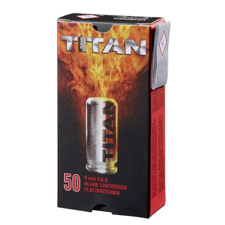 Munitions à blanc UMAREX PERFECTA Cal 9mm PAK TITAN x50