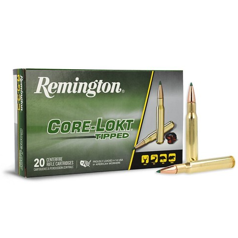 Munitions REMINGTON 30-06 Core-Lokt Tipped 165gr  x20