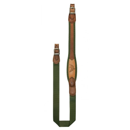 Bretelle RISERVA Cordura et cuir avec marquage Bécasse