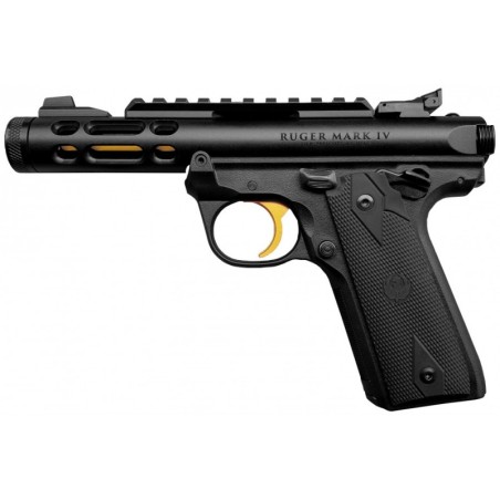 Pistolet RUGER MARK IV Lite Black/Gold Cal.22lr