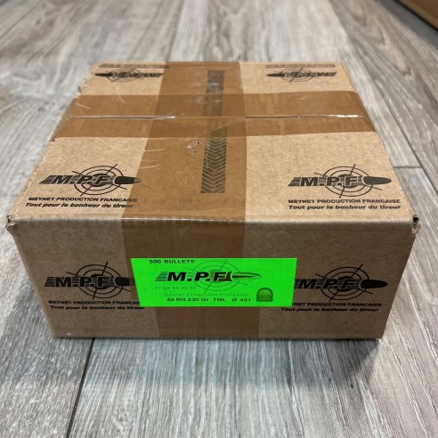 Ogives MPF 45 RN Ø.451 230gr TML x500
