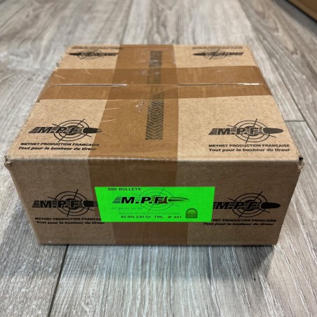 Ogives MPF 45 RN Ø.451 230gr TML x500