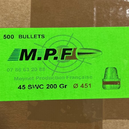 OGIVES MPF 45 SWC 200 GR PB X500