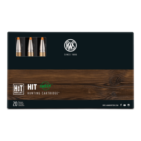 Munitions RWS 9.3x62 Hit Green 250gr  x20