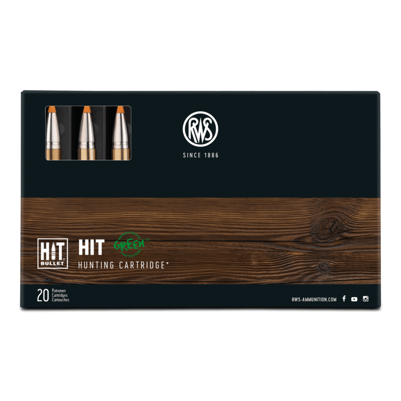Munitions RWS 9.3x62 Hit Green 250gr  x20
