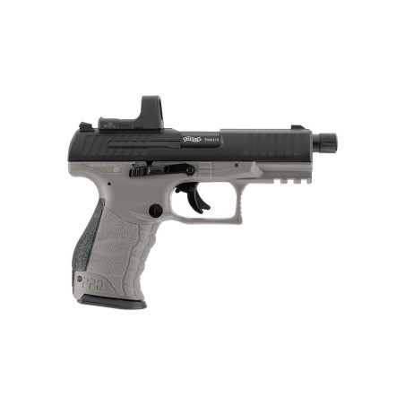 Pistolet WALTHER PPQ M2 Q4 TAC Combo 4.6" CO2 Cal 4.5mm + Point rouge RDS8