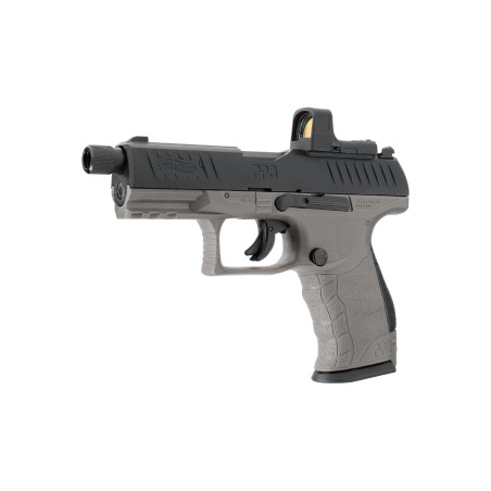 Pistolet WALTHER PPQ M2 Q4 TAC Combo 4.6" CO2 Cal 4.5mm + Point rouge RDS8