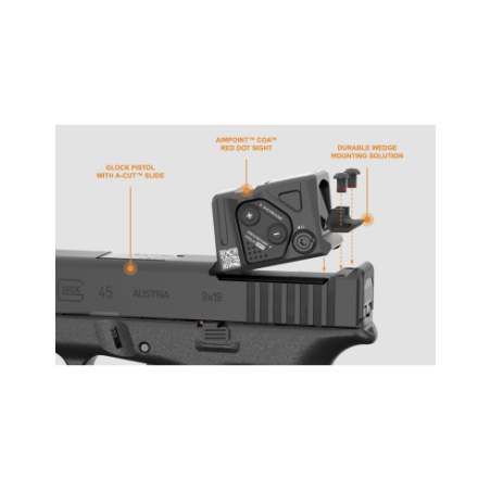 Pistolet GLOCK 45 FS A-CUT Combo AIMPOINT COA